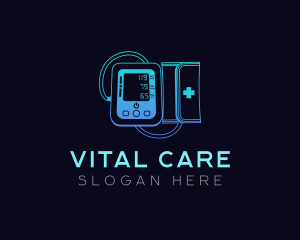 Medical Blood Pressure Equipment logo design