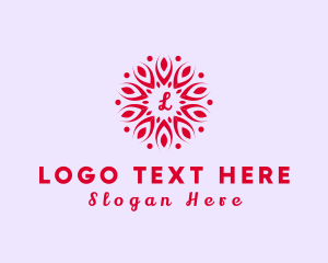 Dots - Leaf Flower Petals logo design