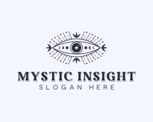 Tarot Eye Fortune Telling logo design