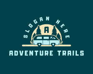 Camper Van Adventure logo design