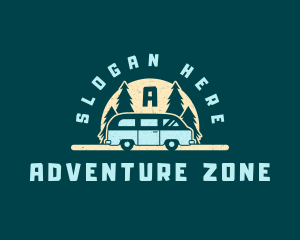 Camper Van Adventure logo design