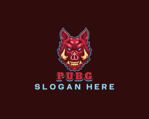Meat - Gaming Wild Boar logo design