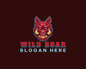 Boar - Gaming Wild Boar logo design