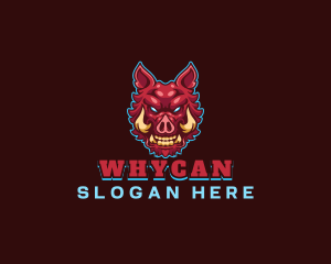 League - Gaming Wild Boar logo design
