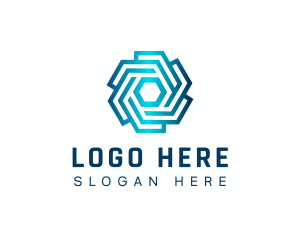 Networking - Digital Geometric Professional logo design