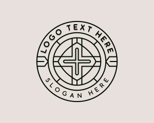 Pastor - Catholic Christianity Cross logo design