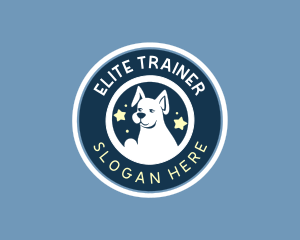 Canine Dog Grooming logo design