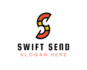 Modern Artsy Letter S logo design