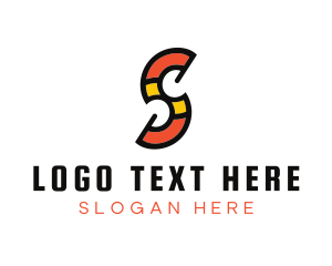 Lettering - Artsy Letter S logo design