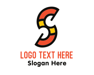Lettering - Artsy Letter S logo design