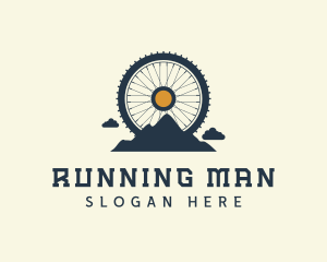 Mountain Bike Wheel Logo