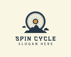 Wheel - Mountain Bike Wheel logo design