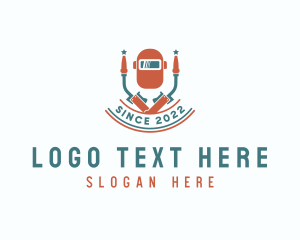 Mechanical - Industrial Welder Worker logo design