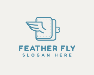 Wallet Flying Wings logo design