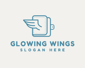 Wallet Flying Wings logo design