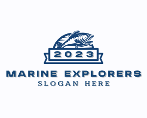 Marine Fishing Fisheries logo design