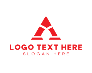Simple - Business Construction Letter A logo design