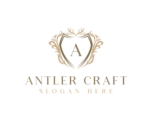 Antler Regal Shield logo design