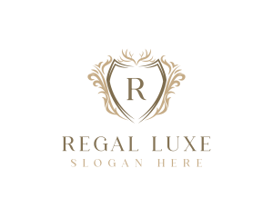 Regal - Antler Regal Shield logo design