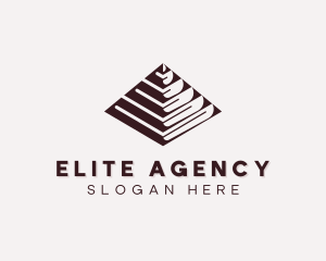 Architect Agency Pyramid logo design