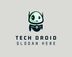 Droid - Tech Robotics Toy logo design