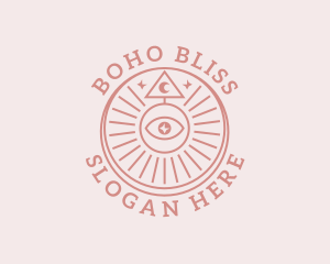 Holistic Eye Tarot logo design