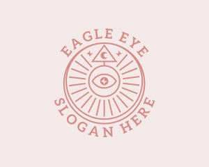 Holistic Eye Tarot logo design