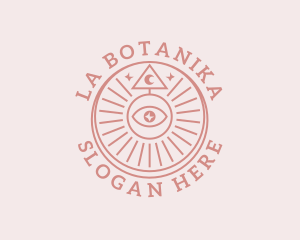 Spiritual - Holistic Eye Tarot logo design