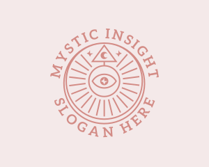 Holistic Eye Tarot logo design