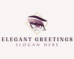 Elegant Beauty Eyelashes logo design