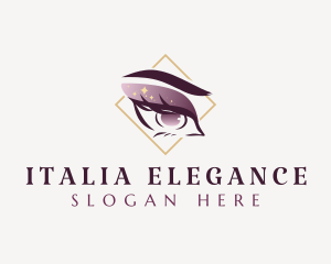 Elegant Beauty Eyelashes logo design