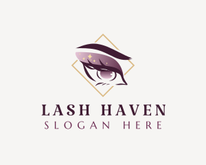 Elegant Beauty Eyelashes logo design