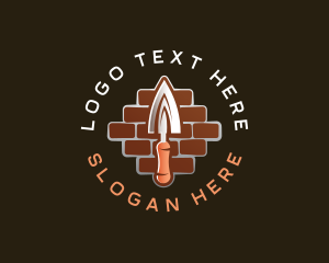 Brick Trowel Masonry Logo