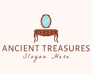 Antique Dresser Mirror logo design