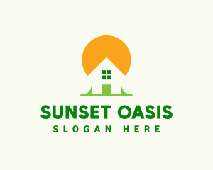 Sunset Real Estate logo design