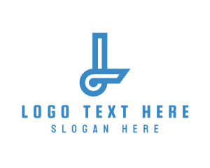 Business Solutions - Abstract Modern Letter L logo design