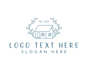 Lease - Ornament House Sketch logo design