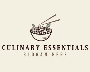 Culinary Noodles Cuisine logo design