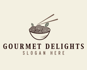 Culinary Noodles Cuisine logo design