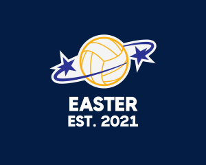 Sports Team - Star Volleybal Planet logo design