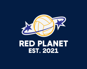 Star Volleybal Planet  logo design