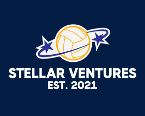 Star Volleybal Planet  logo design