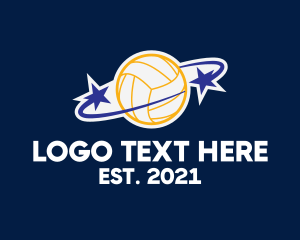 Varsity - Star Volleybal Planet logo design