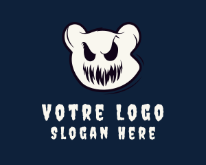 Villain - Ghost Graffiti Halloween logo design