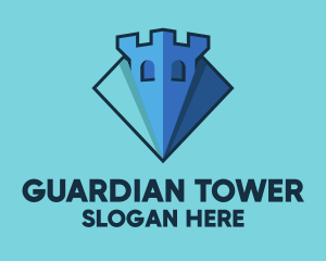 Security Castle Tower  logo design