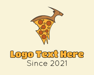 Delivery Service - Gazelle Pizza Restaurant logo design