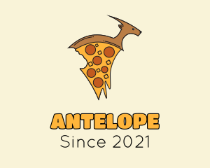 Gazelle Pizza Restaurant  logo design