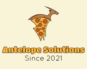 Gazelle Pizza Restaurant  logo design