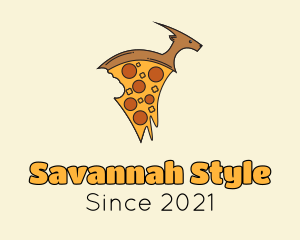 Savannah - Gazelle Pizza Restaurant logo design