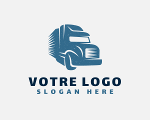 Driver - Moving Truck Vehicle logo design